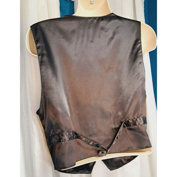 Scully Suede Leather Vest Mens Medium Snap Button Western Cowboy Rodeo - Picture 5 of 13